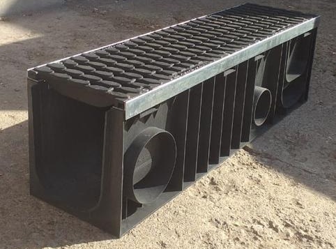 Водоотводные лотки с решеткой Брянск ЖБИ